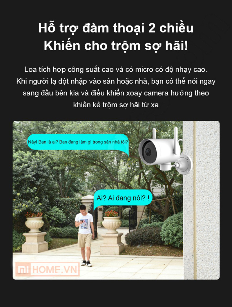 Camera Ngoai Troi Xiaomi Xoay 270 Do 16