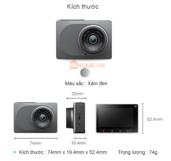 Camera Hành Trình Xiaomi Yi Car 2 DVR Độ Nét 2K 9 camera hanh trinh xiaomi yi car 2k 3
