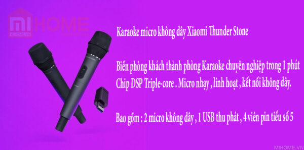 Micro không dây Xiaomi Thunderstone 7 Micro không dây Xiaomi Thunderstone