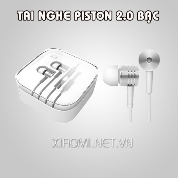 Tai nghe Xiaomi Piston 2.0 Bạc