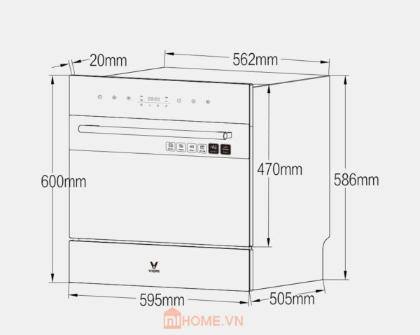 Máy rửa chén bát thông minh Xiaomi Viomi