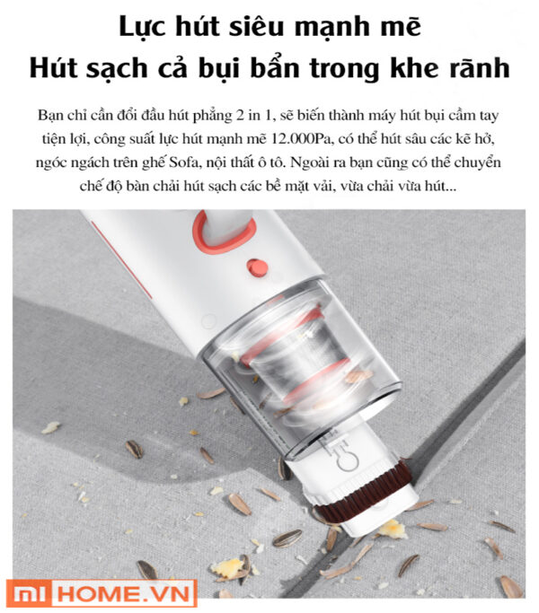 Máy hút bụi diệt khuẩn UV Deerma CM1300 Xiaomi 2 in 1