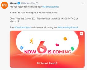 Xiaomi xác nhận Mi Band 6 sẽ ra mắt vào ngày 29 tháng 3