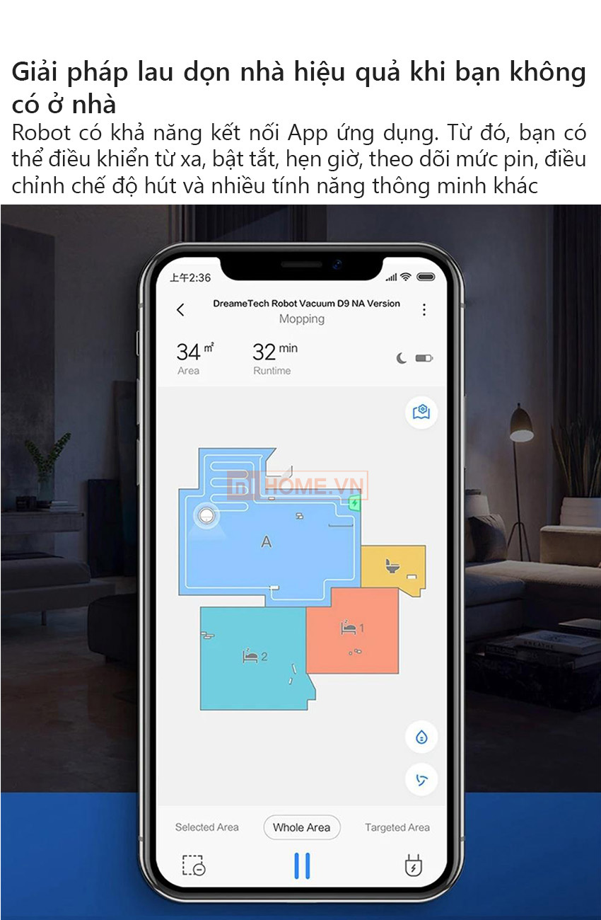Robot hut bui xiaomi dreame d9 16