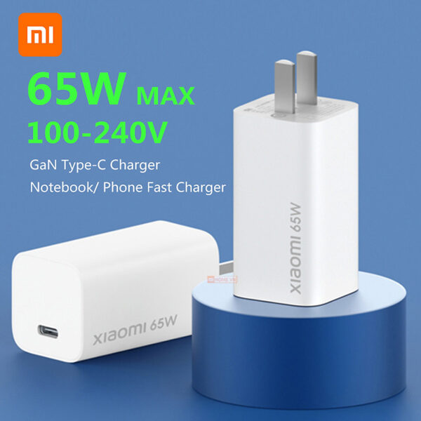 Bộ sạc Xiaomi Gan 65W Type C AD65G