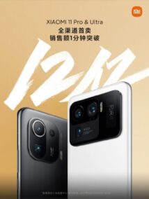 Xiaomi Mi 11 Pro và Mi 11 Ultra tạo ra 1,2 tỷ nhân dân tệ trong vòng một phút ở lần bán đầu tiên