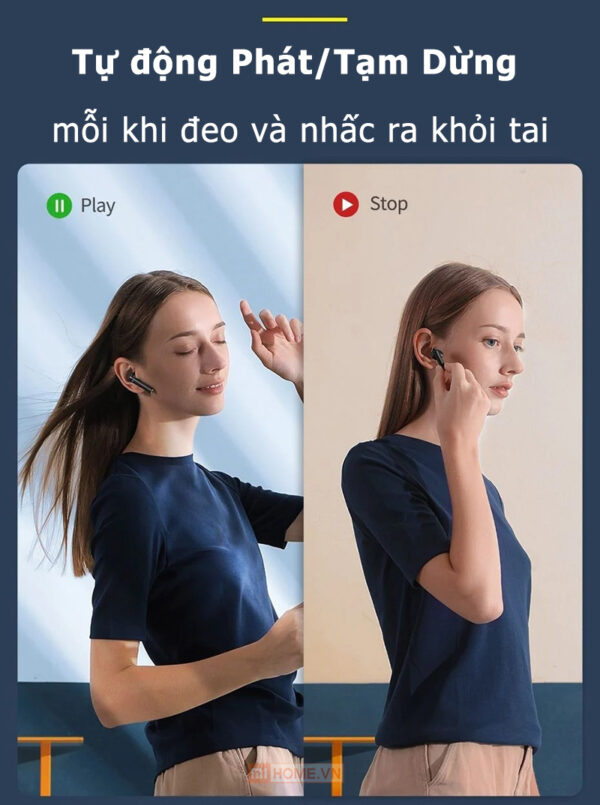 Tai nghe Bluetooth Baseus W05 White