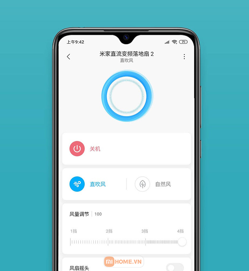Quat dung thong minh Xiaomi DC inverter Gen2 Quoc te 8