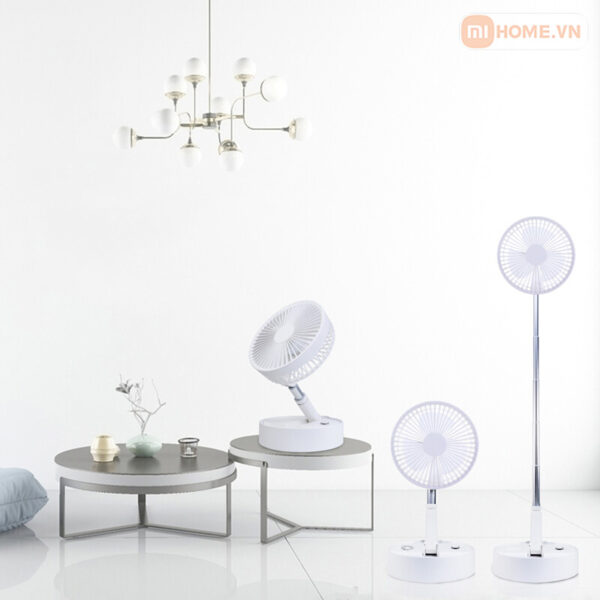 Quạt tích điện mini kiêm loa không dây Zolele