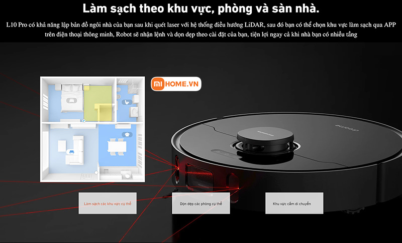 Robot hut bui lau nha Xiaomi Dreame L10 Pro 11
