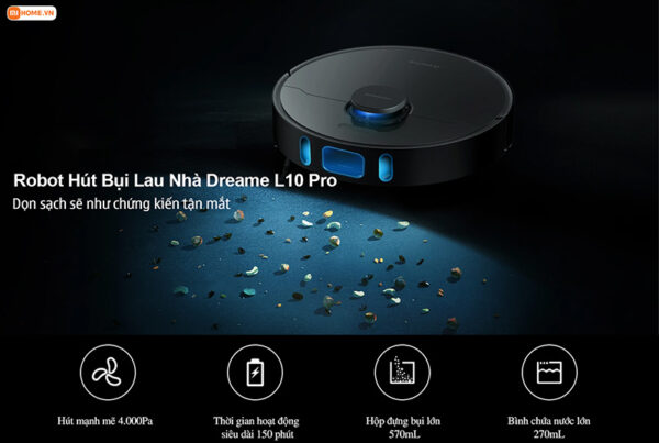 Robot hut bui lau nha Xiaomi Dreame L10 Pro 2