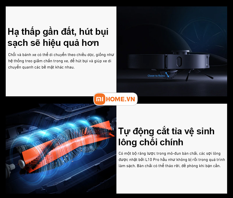 Robot hut bui lau nha Xiaomi Dreame L10 Pro 8