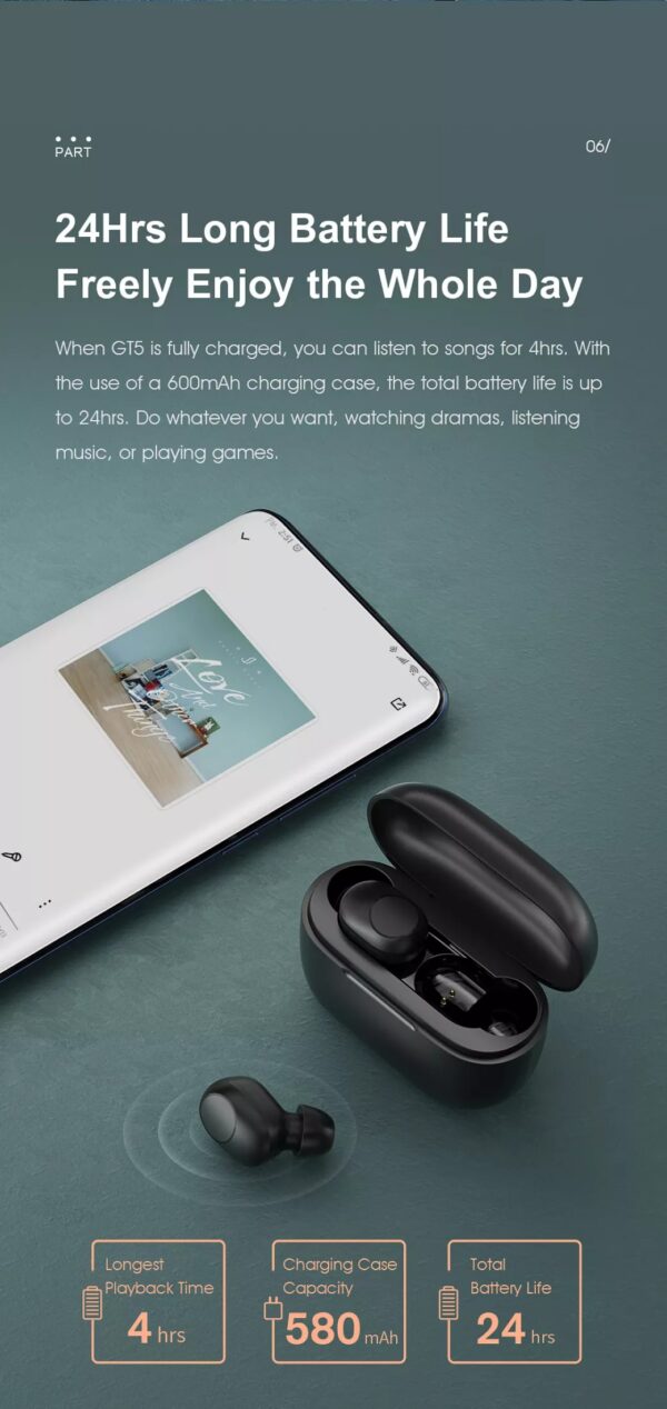 Tai nghe Bluetooth Haylou GT5