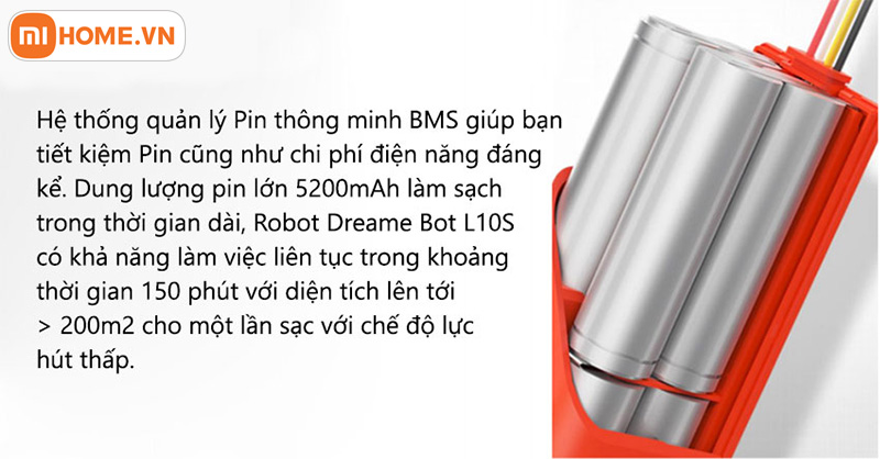 Robot Hút Bụi Lau Nhà Xiaomi Dreame D9 Pro 17 Robot hut bui lau nha Dreame D9 Pro 7
