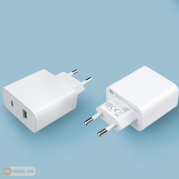 Củ sạc nhanh Xiaomi 33W 2 cổng 1A1C 6 Củ sạc nhanh Xiaomi 33W 2 cổng 1A1C