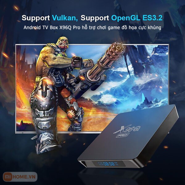 Android TV Box X96Q Pro (Kèm điều khiển giọng nói)