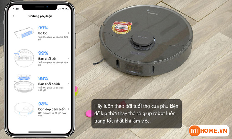 Robot Hut Bui Lau Nha Dreame Bot Z10 Pro 43