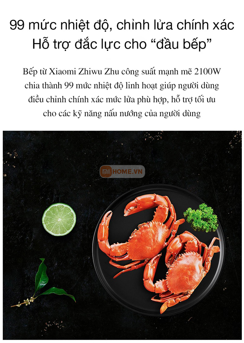 Bep tu Xiaomi Zhiwu Zhu 99 muc nhiet 6