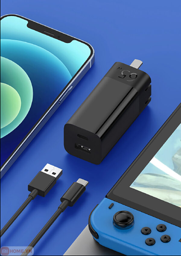 Củ sạc nhanh 65W Xiaomi ZMI HA729 GaN 1A1C 3 Củ sạc nhanh 65W Xiaomi ZMI HA729 GaN 1A1C