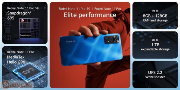 Xiaomi Redmi Note 11 Pro (4G/5G) – Bản chính hãng