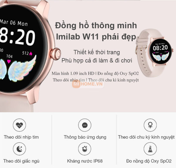 Dong ho Xiaomi Imilab Smart Watch W11 2