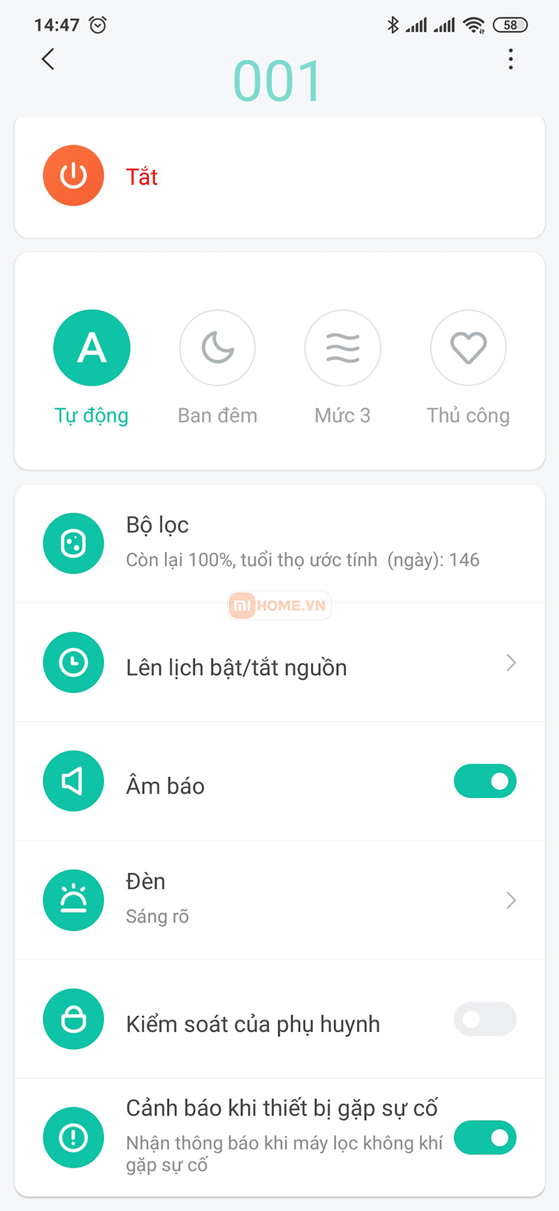 Huong dan ket noi may loc khong khi 15