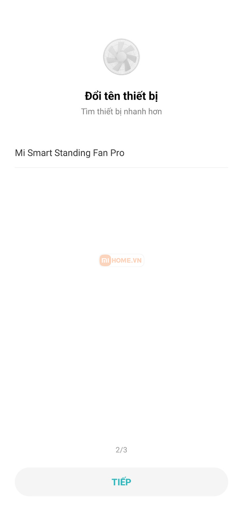 Huong dan ket noi quat Xiaomi 13