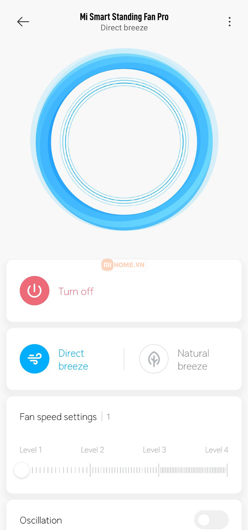 Huong dan ket noi quat Xiaomi 15