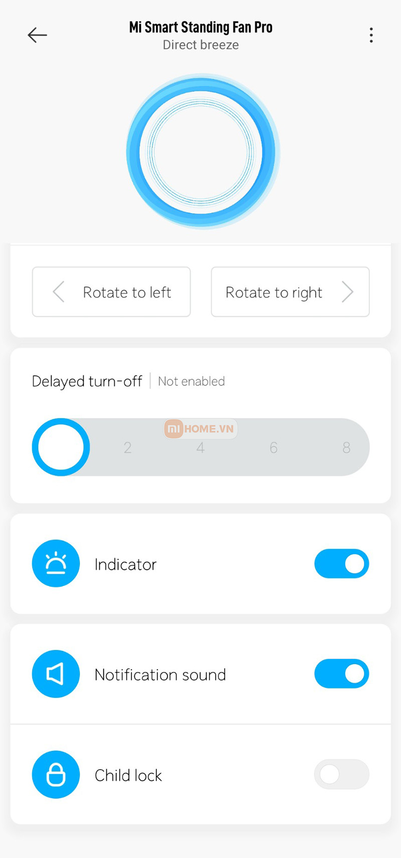 Huong dan ket noi quat Xiaomi 16
