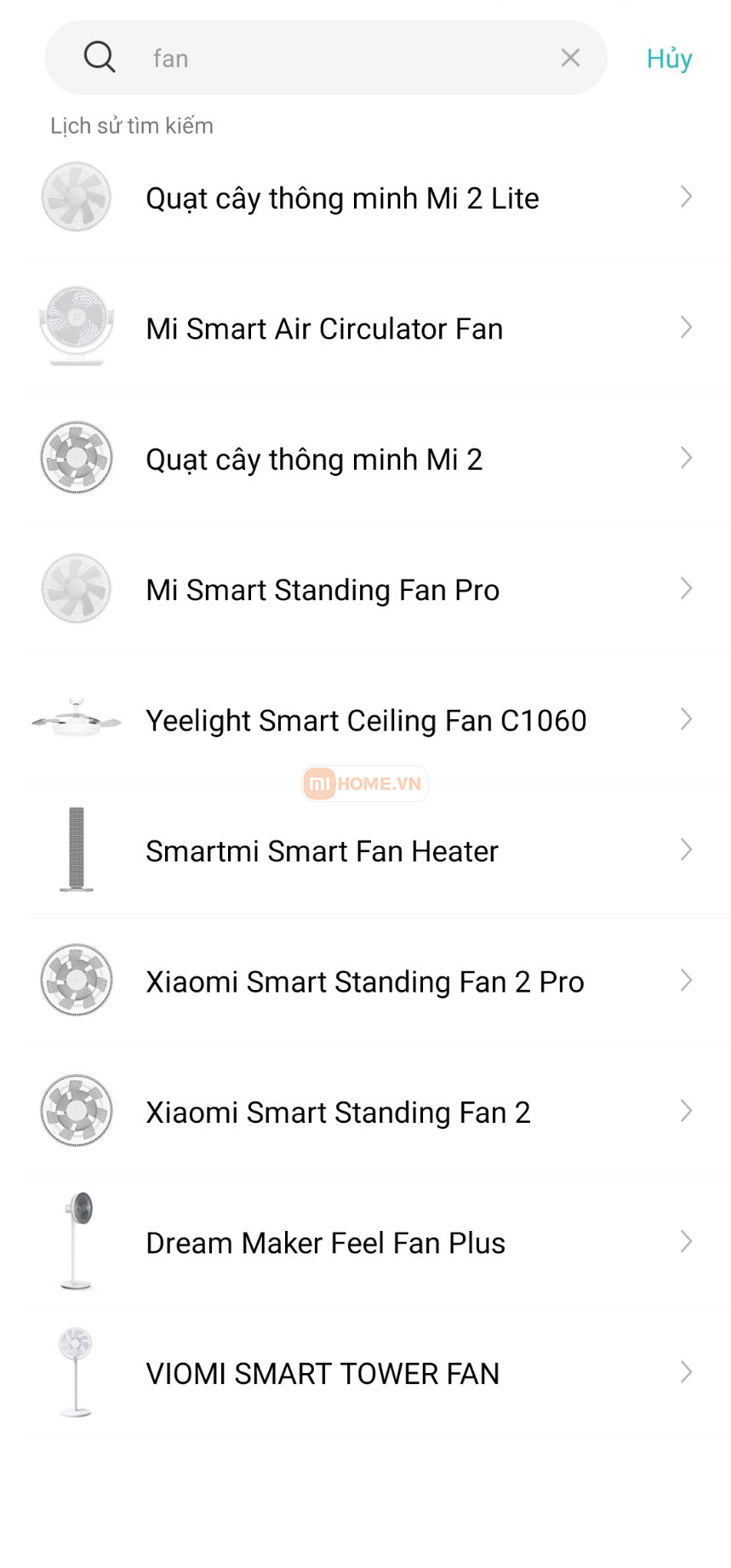 Huong dan ket noi quat Xiaomi 4
