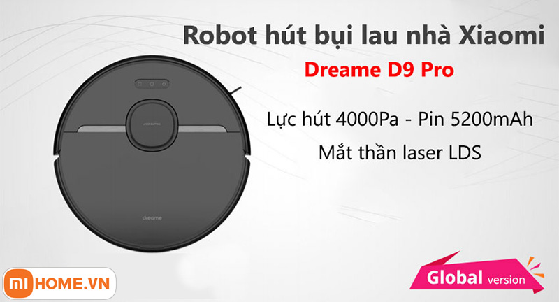 Robot hut bui lau nha Dreame D9 Pro 2