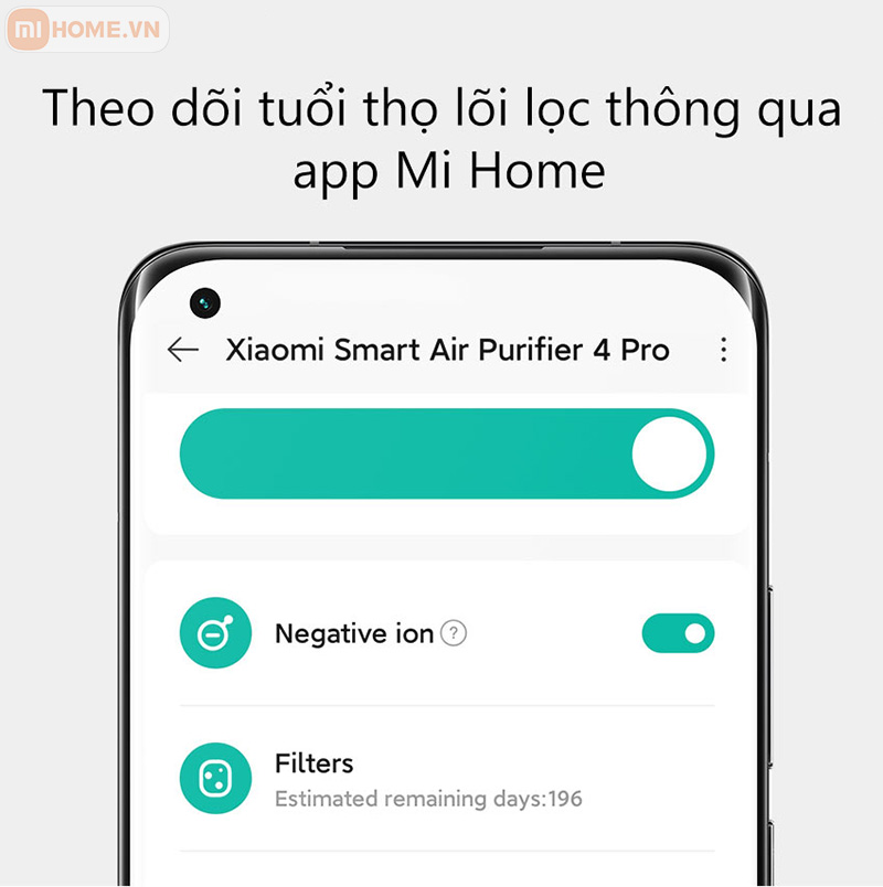 Máy Lọc Không Khí Xiaomi Mi Air Purifier 4 Pro 33 May loc khong khi Xiaomi Mi Air Purifier 4 Pro 23