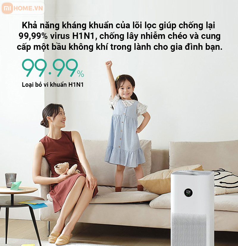 Máy Lọc Không Khí Xiaomi Mi Air Purifier 4 Pro 18 May loc khong khi Xiaomi Mi Air Purifier 4 Pro 9
