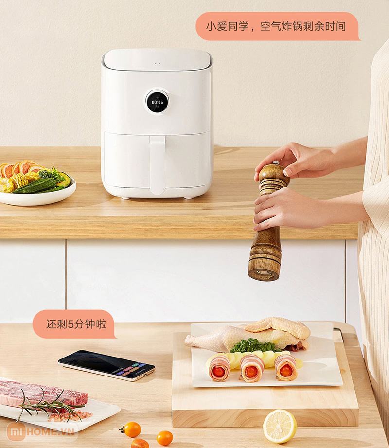 Noi chien khong dau thong minh Mi Smart Air Fryer 3.5L 9