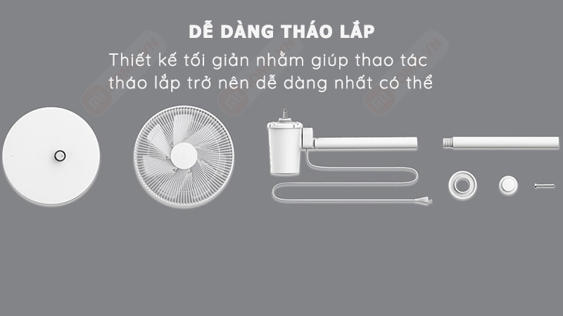 Quat thong minh Xiaomi Smart Fan2 Lite 11