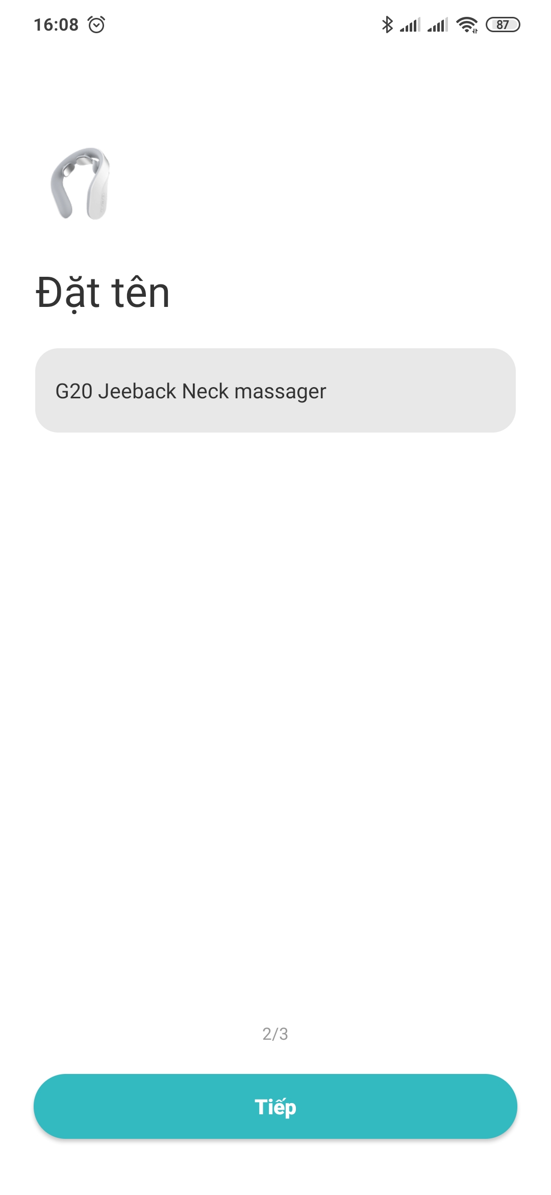 Hướng dẫn kết nối máy massage cổ Xiaomi Jeeback G20 với điện thoại 6 Huong dan ket noi may massage co Xiaomi Jeeback G20 4