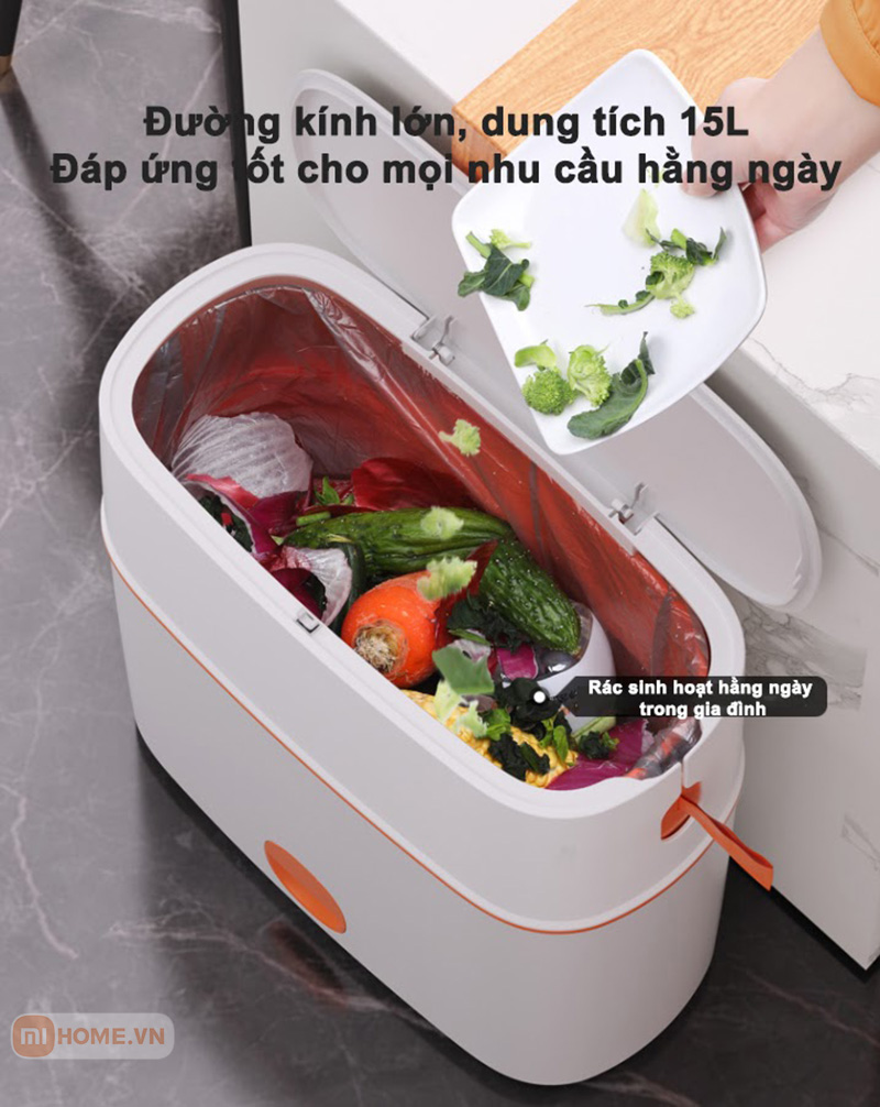 Thung rac thong minh Xiaomi Joybos Y1 15L 7