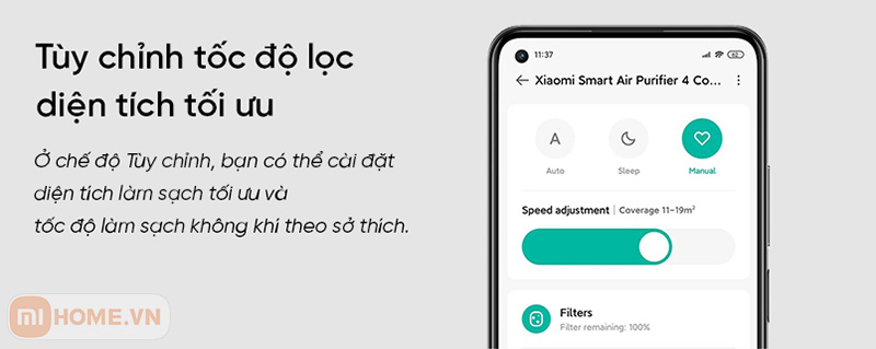 May loc khong khi Xiaomi Smart Air Purifier 4 Compact 11