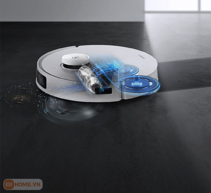 Giải phóng sức lao động của bạn nhờ tính năng tự giặt giẻ sấy khô và diệt khuẩn của Robot Ecovacs Deebot T10 Turbo 7 Robot hut bui lau nha Deebot T10 Turbo 17