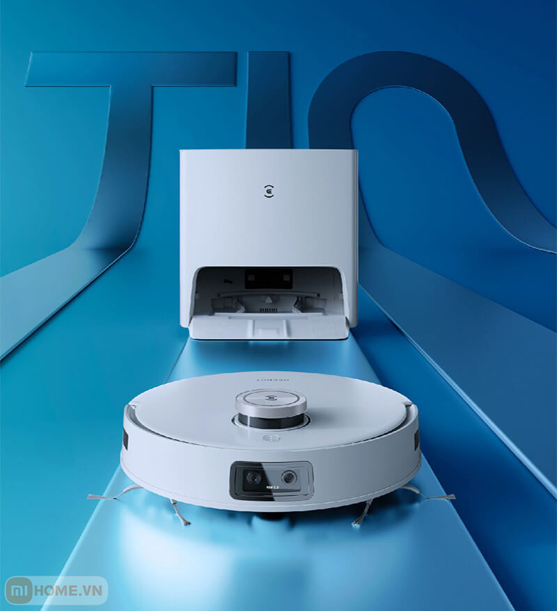 Giải phóng sức lao động của bạn nhờ tính năng tự giặt giẻ sấy khô và diệt khuẩn của Robot Ecovacs Deebot T10 Turbo 1 Robot hut bui lau nha Deebot T10 Turbo 2