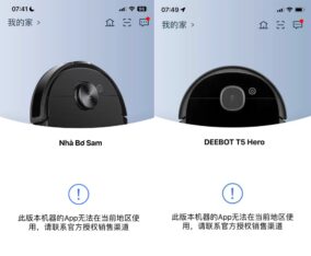 Ecovacs bắt đầu chặn Robot hút bụi nội địa tại Việt Nam