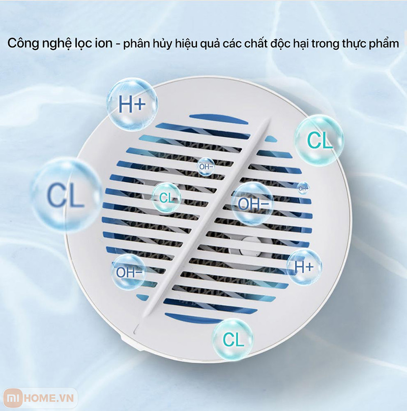 Máy rửa khử trùng rau củ quả XIAODA 6 May rua khu trung rau cu qua XIAODA 6