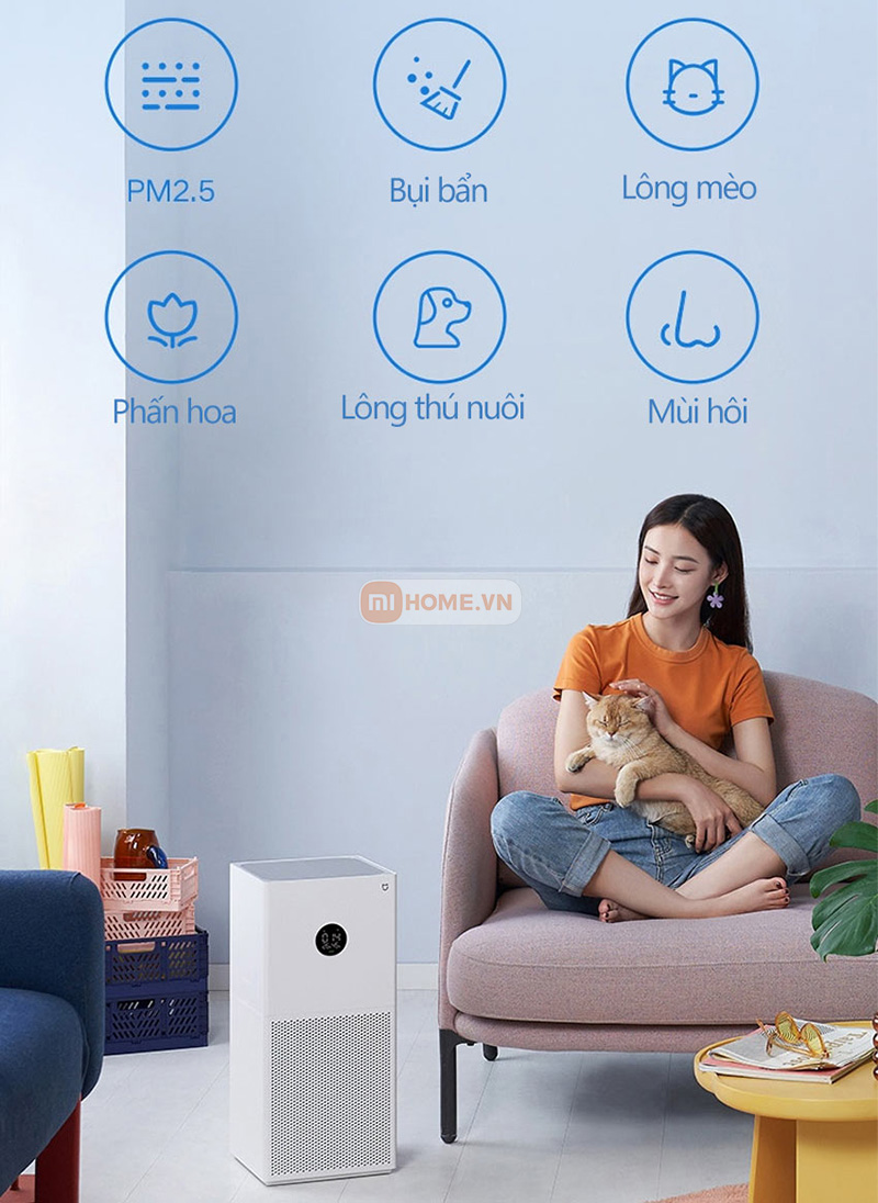 May loc khong khi Xiaomi Mi Air Purifier 4 Lite 10