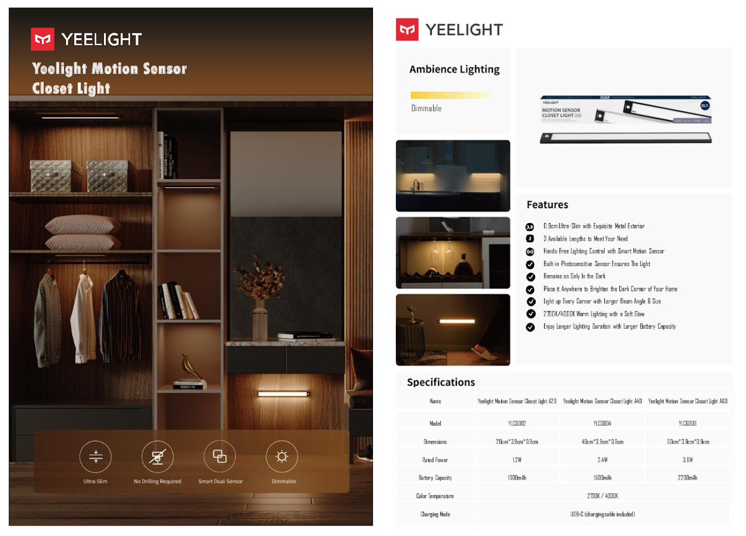 Den LED cam ung thong minh Yeelight 2700K ban quoc te 3