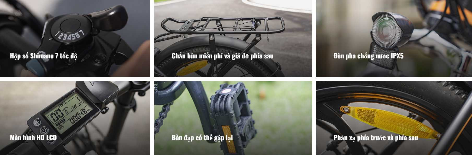 Xe dap dien ADO A20F 12