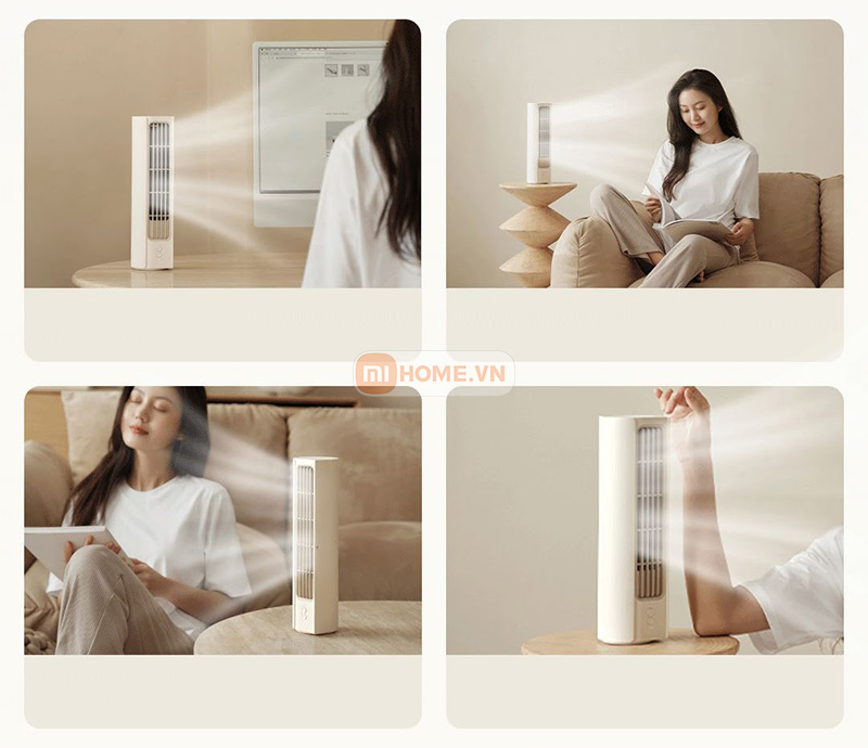 Quat thap mini de ban tich dien SOLOVE F9 9