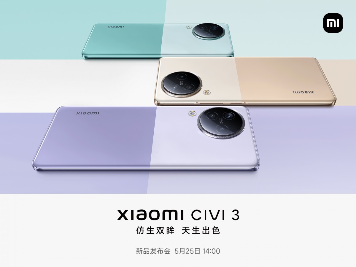 Xiaomi Civi 3 chính thức ra mắt: RAM lên tới 16GB, cảm biến Sony IMX800 50MP và có 4 màu trẻ trung | Hoàng Hà Mobile