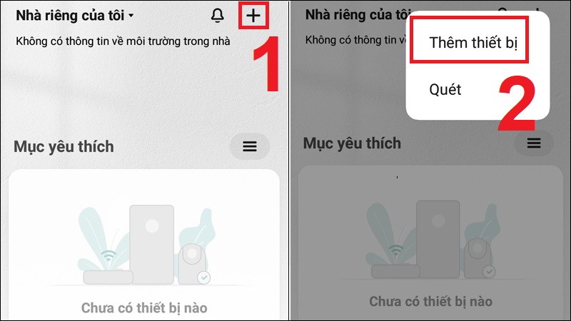Thêm thiết bị mới vào Mi Home tự động