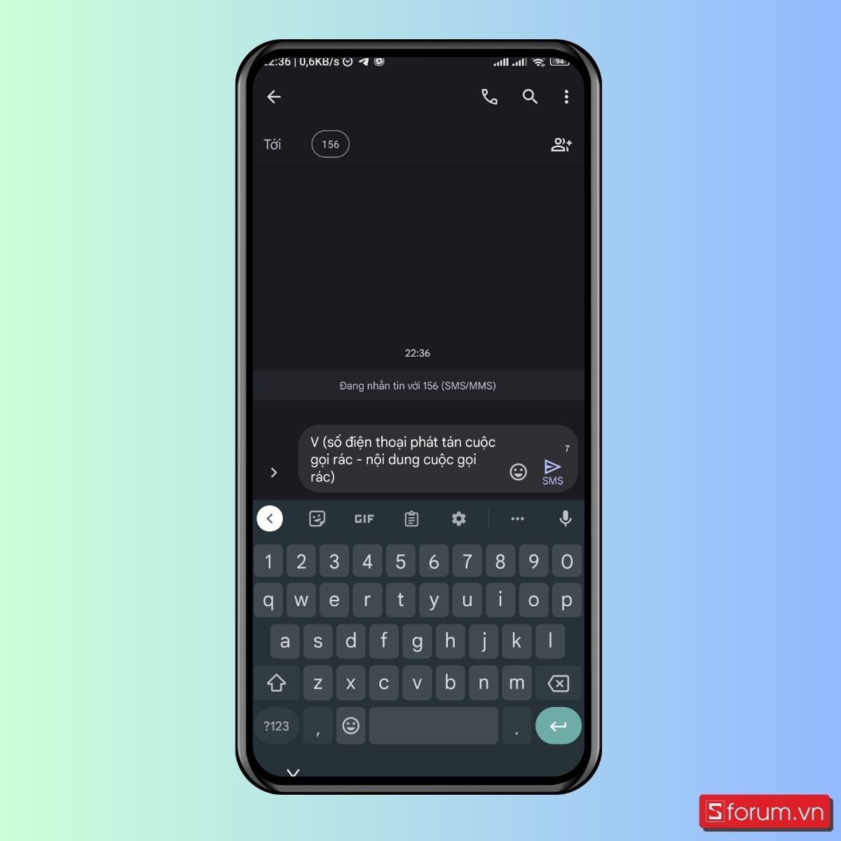 Phản ánh cuộc gọi rác, tin nhắn rác đến tổng đài 156 (hoặc 5656)
