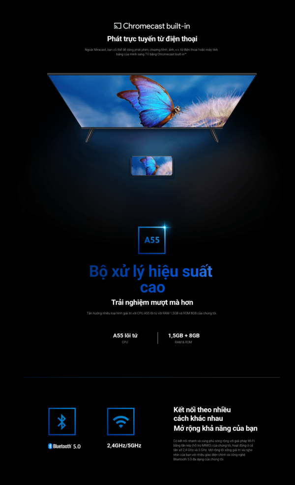 Tivi Xiaomi A 43 inch Full HD (Hàng chính hãng – Bản quốc tế) 9 Tivi Xiaomi A 43 inch Full HD (Hàng chính hãng – Bản quốc tế)